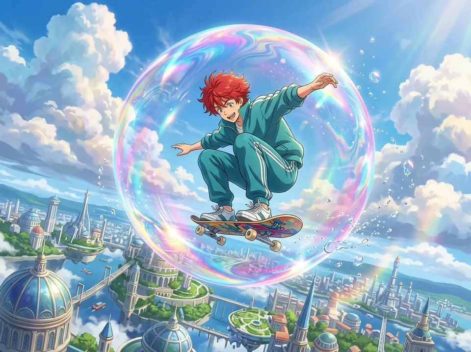 Made from the recipe: Anime Skater in Bubble