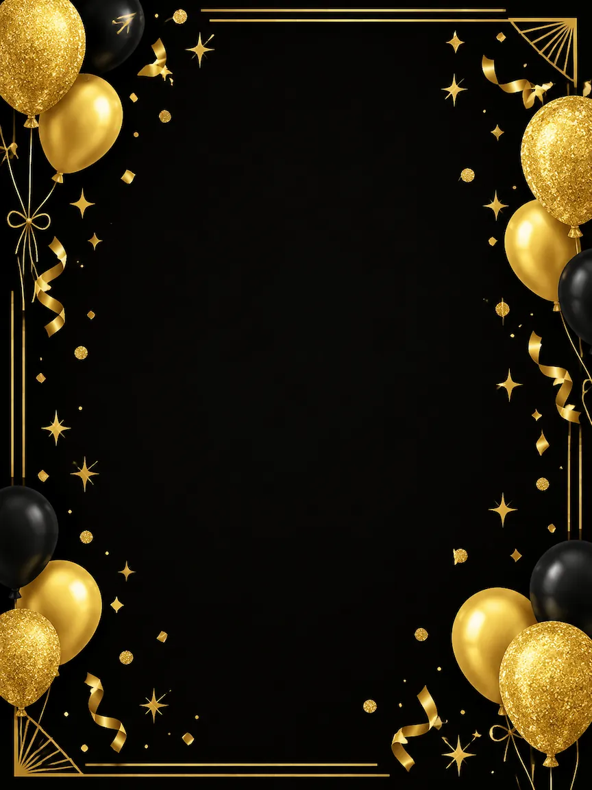Black & gold