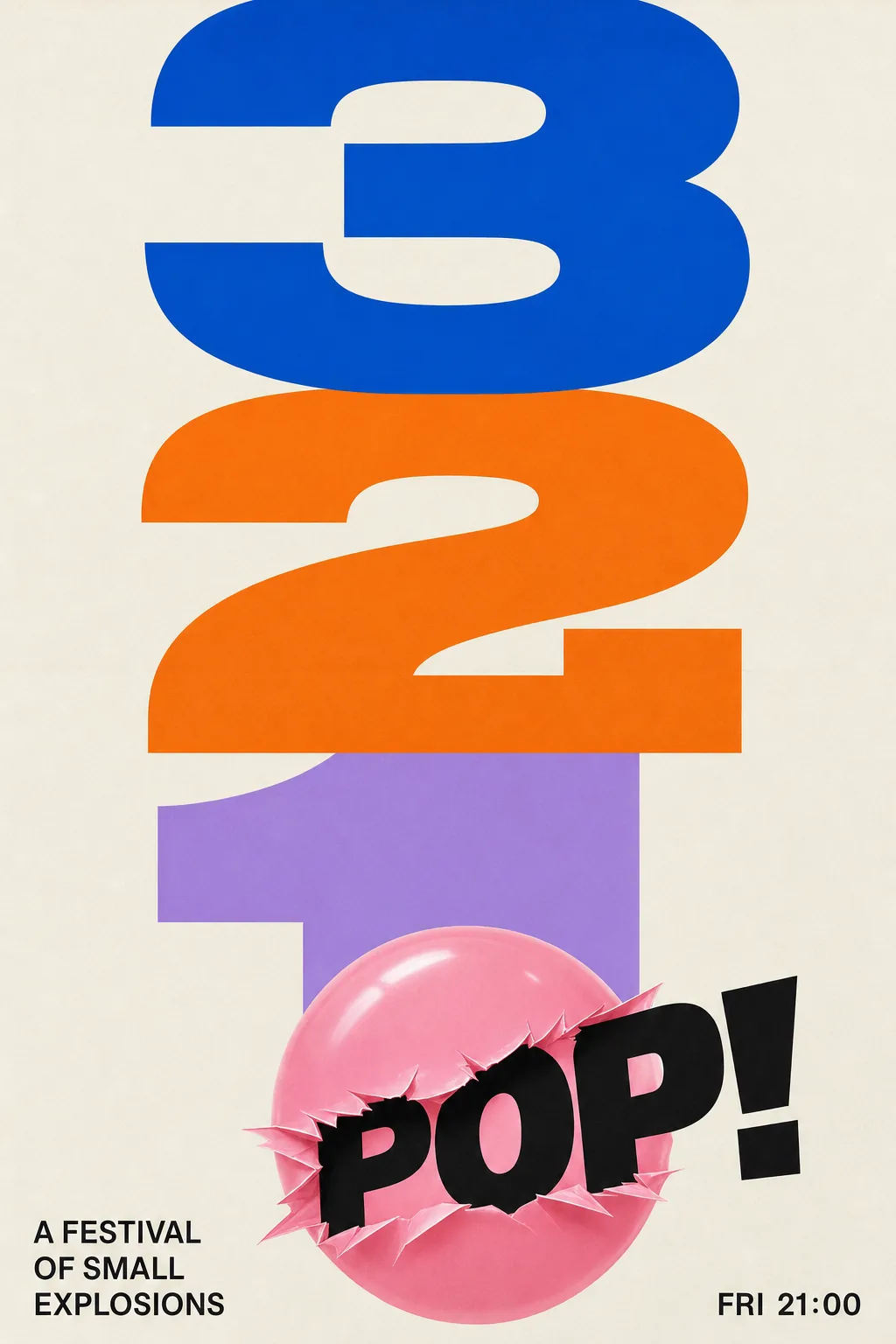 3 2 1 Pop