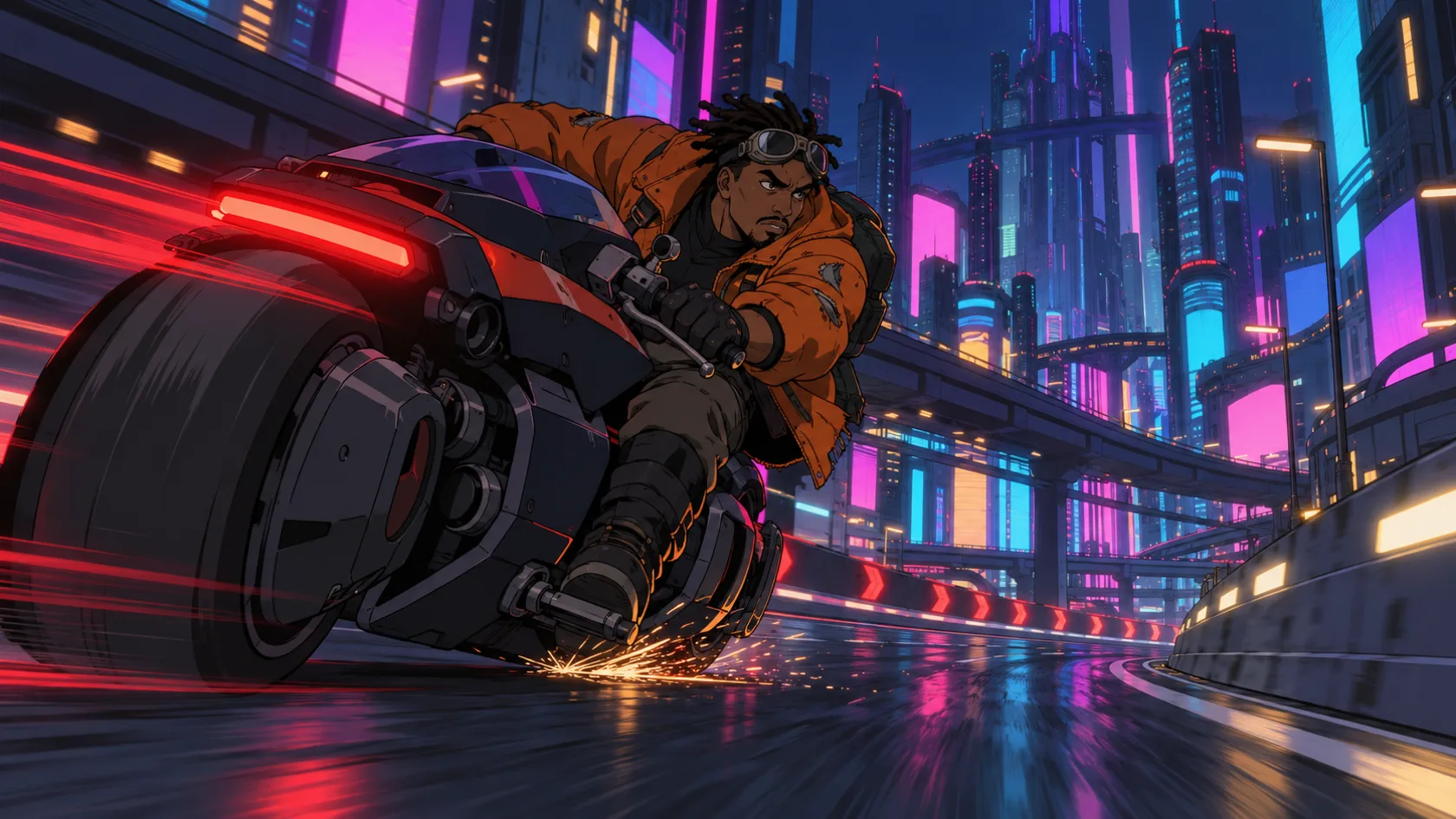 Neon courier