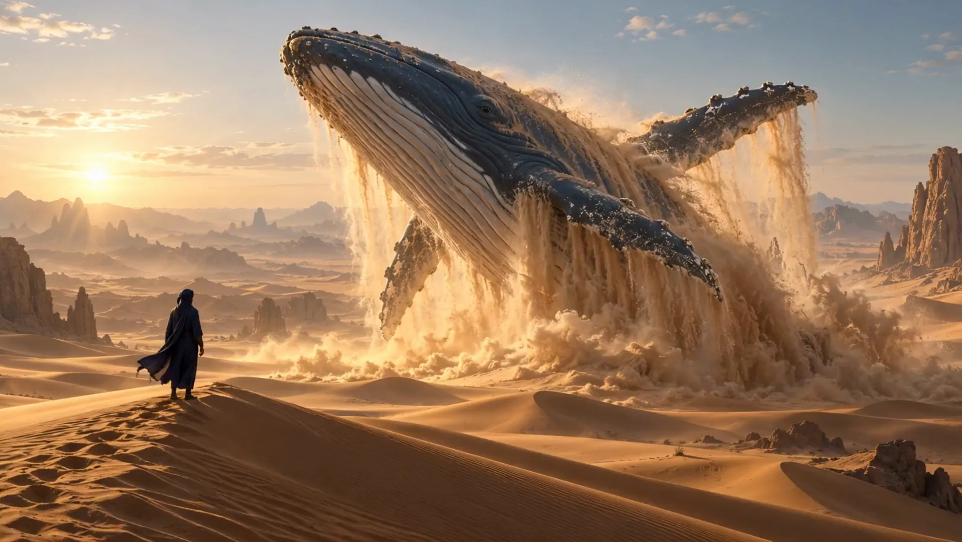 Whale in the dunes