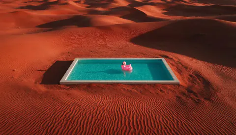 Desert pool