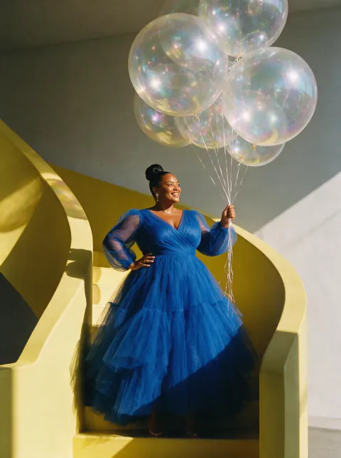 Cobalt Tulle