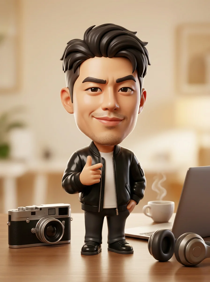 3D caricature of you example 3 · Result