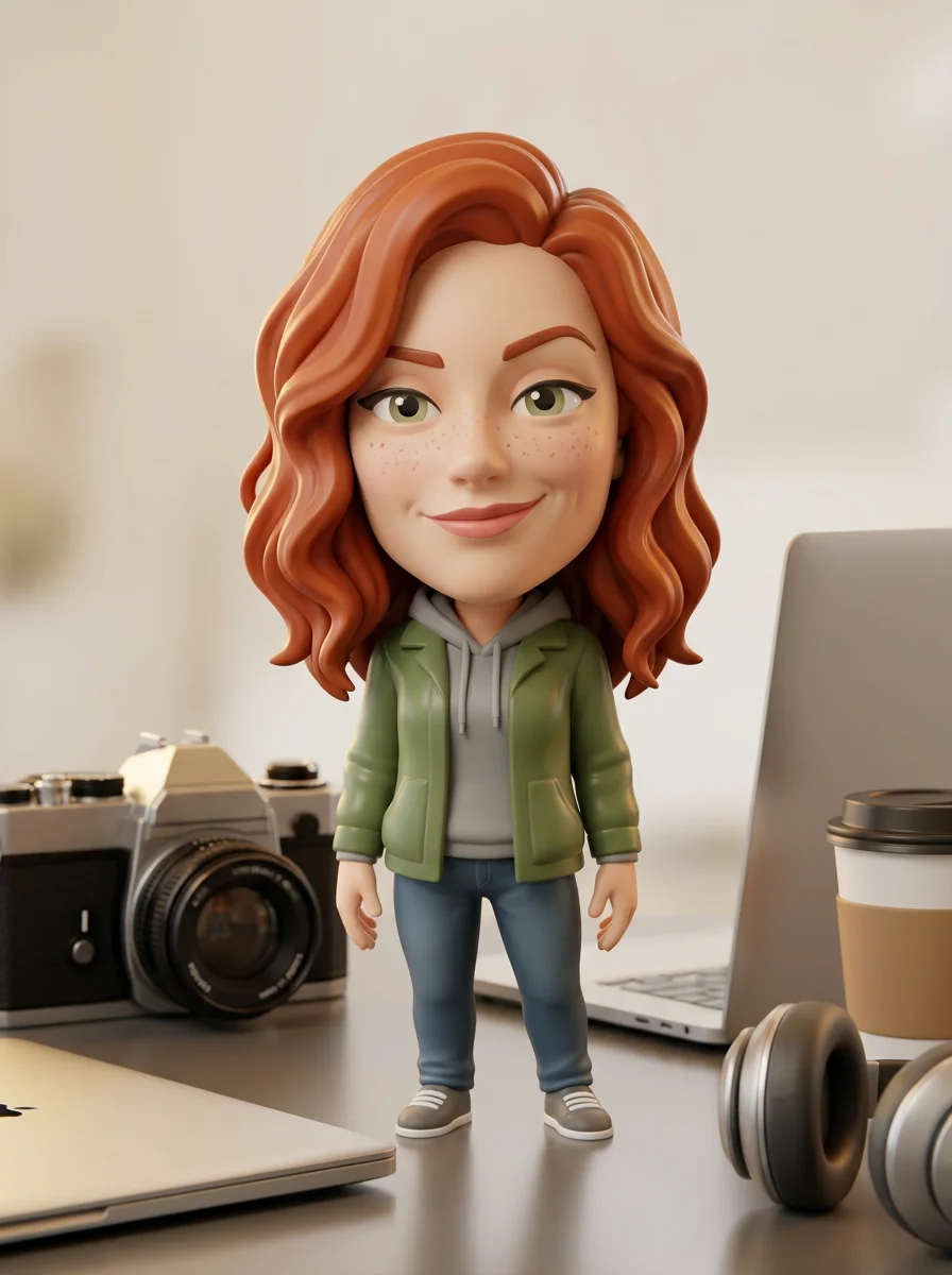 3D caricature of you example 2 · Result