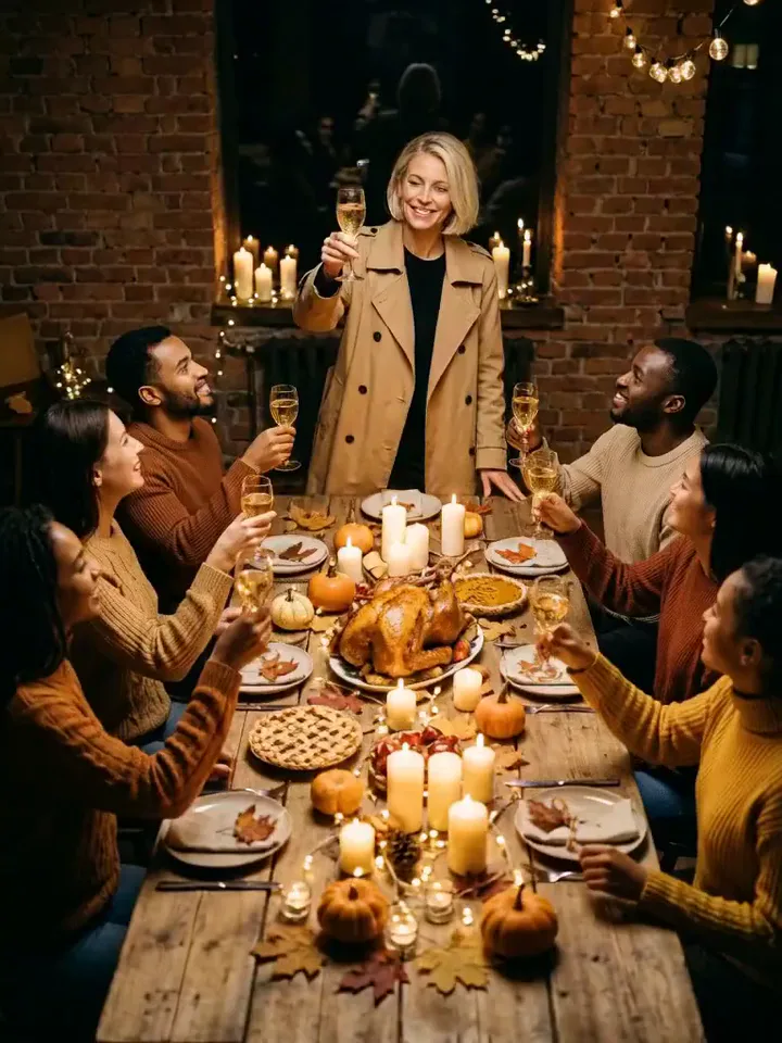 Toast de Friendsgiving, exemple 2 · Résultat