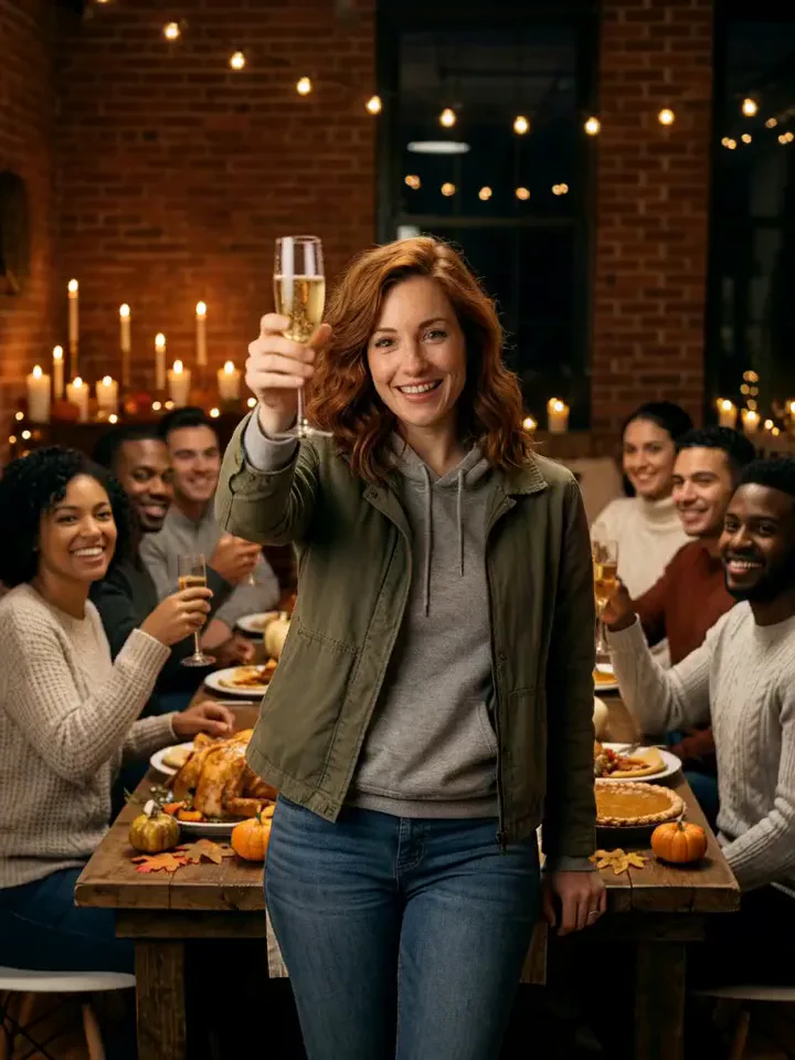 Toast de Friendsgiving, exemple 3 · Résultat