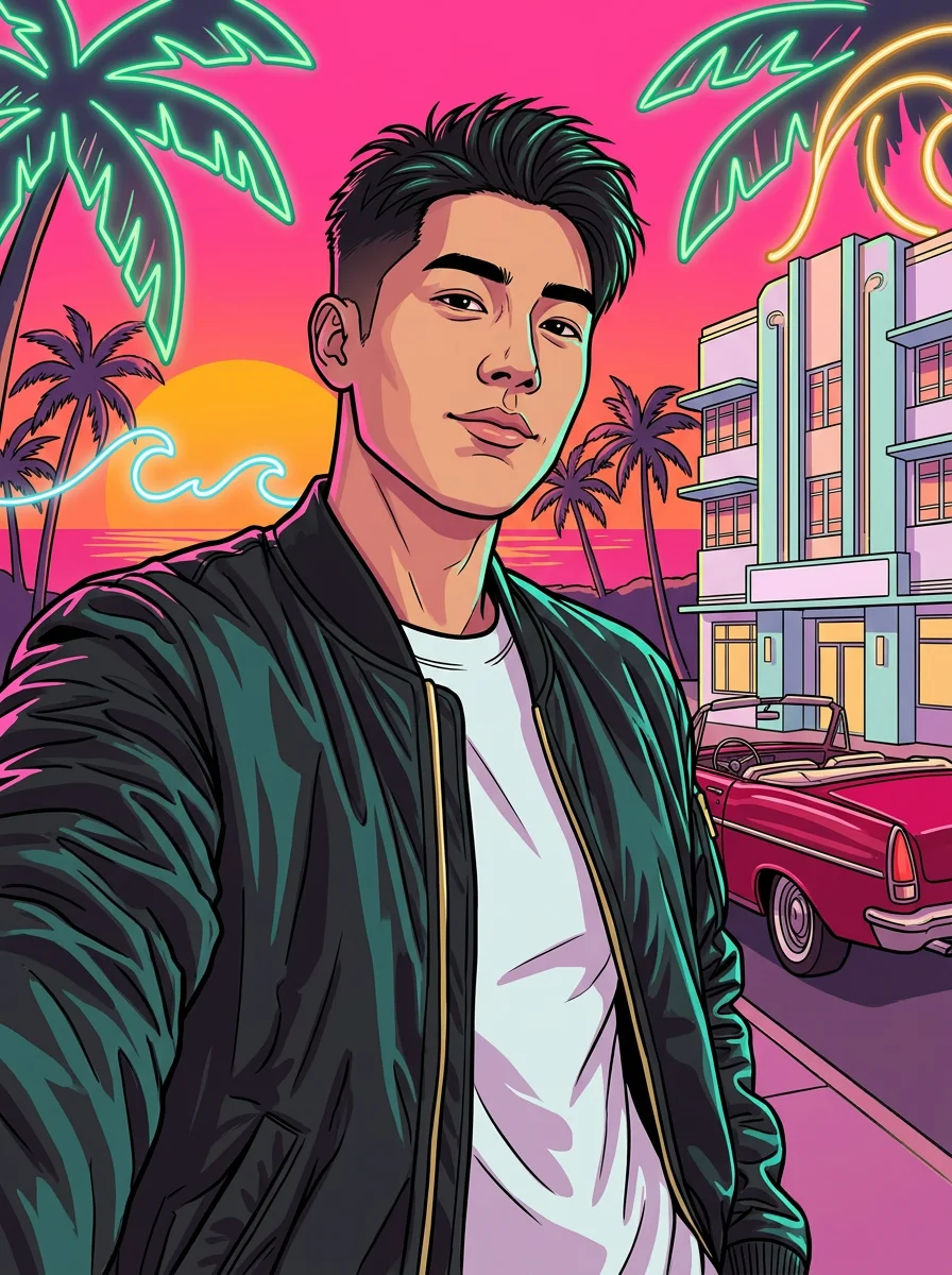 Ladebildschirm im GTA 6-Stil, Beispiel 2 · Ergebnis