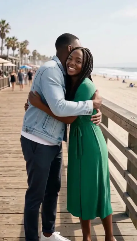 Make two people hug example 3 · Result